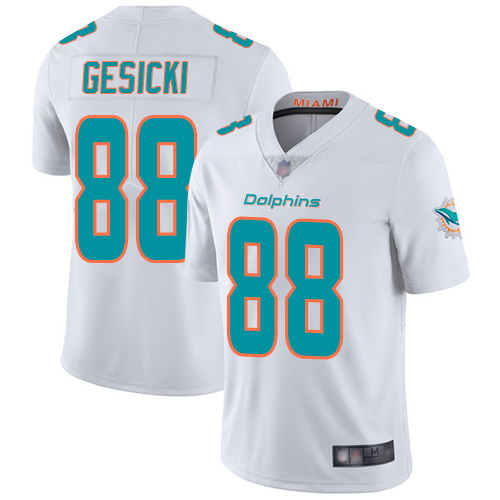 Nike Miami Dolphins #88 Mike Gesicki White Youth Stitched NFL Vapor Untouchable Limited Jersey->youth nfl jersey->Youth Jersey